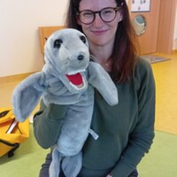 Besuch von Zahnärztin  