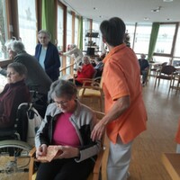 Weihnachtsgrüße ans Seniorenheim